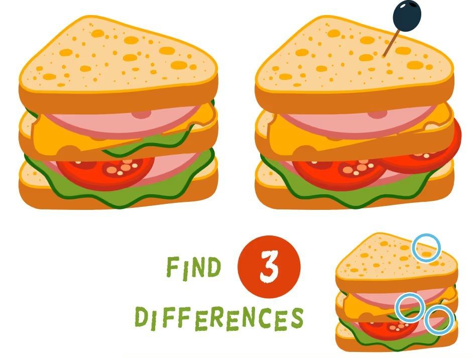 İki Resim Arasındaki 3 Farkı Bul