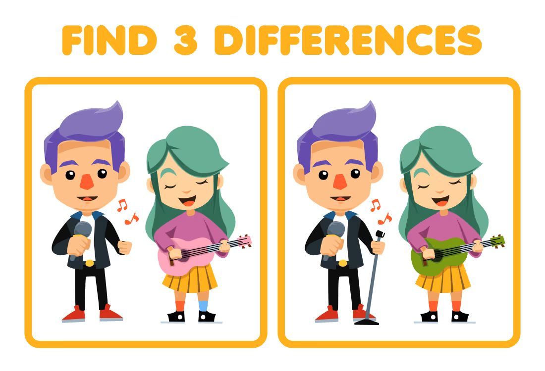 İki Resim Arasındaki 3 Farkı Bul