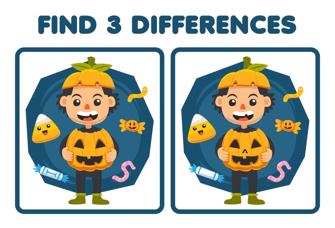 İki Resim Arasındaki 3 Farkı Bul