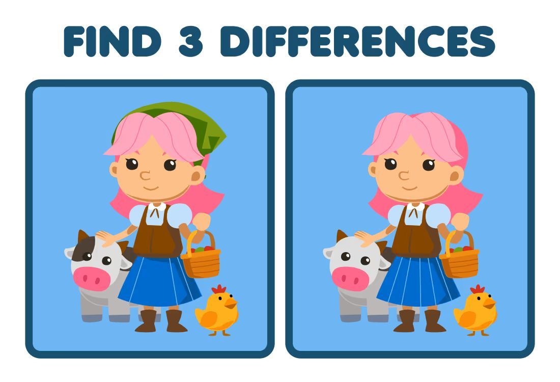 İki Resim Arasındaki 3 Farkı Bul