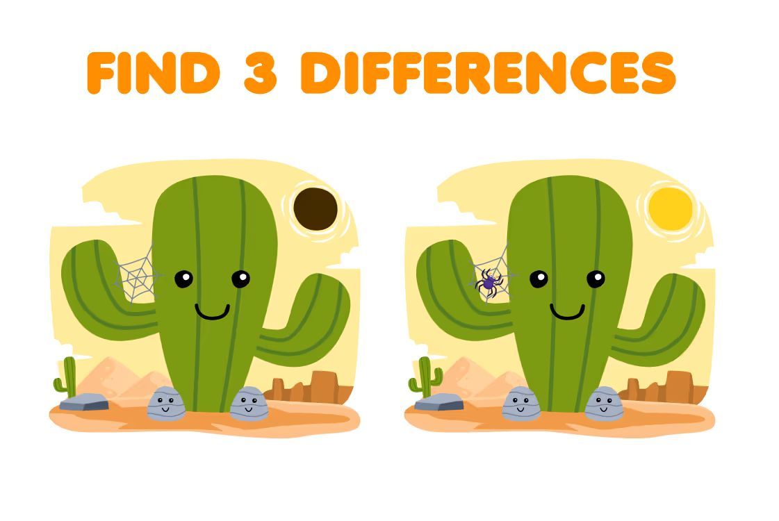 İki Resim Arasındaki 3 Farkı Bul