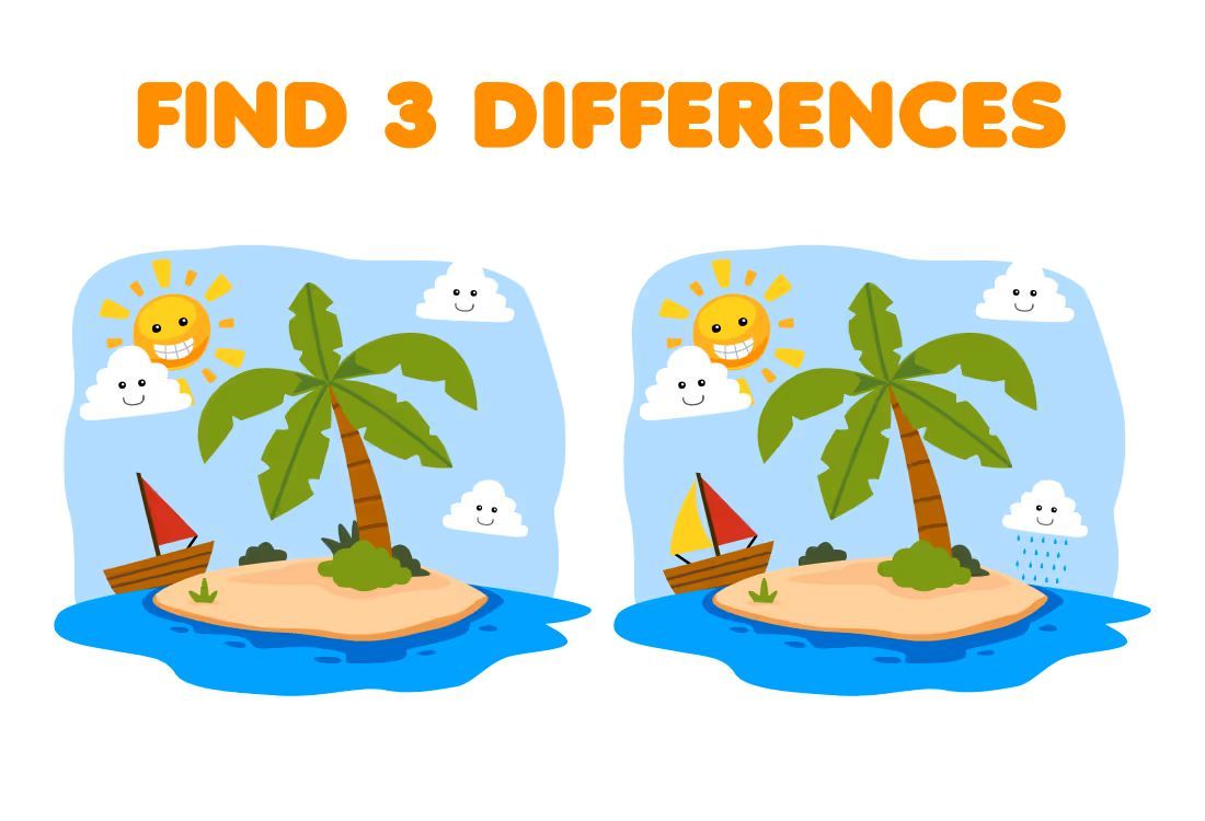 İki Resim Arasındaki 3 Farkı Bul