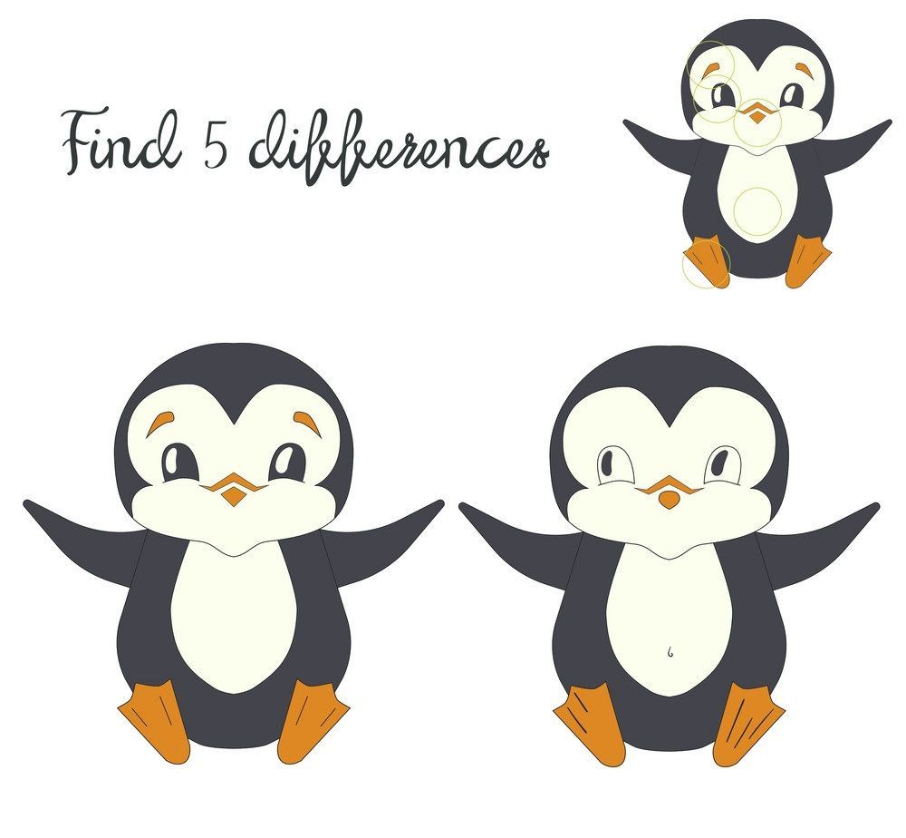 İki Resim Arasındaki 5 Farkı Bul