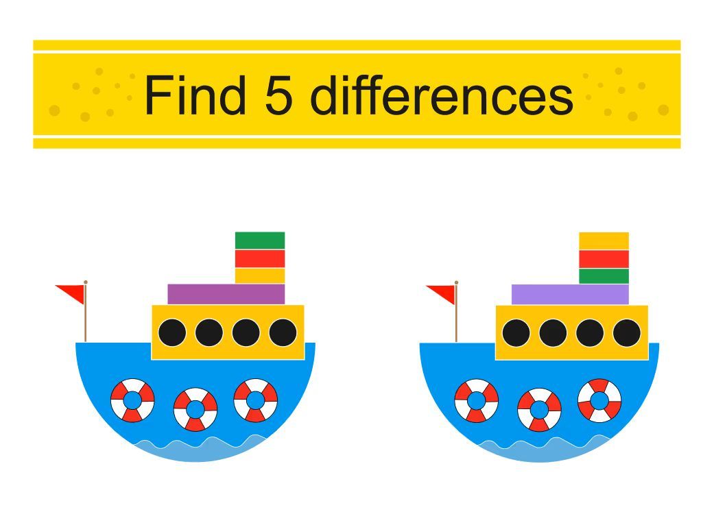 İki Resim Arasındaki 5 Farkı Bul