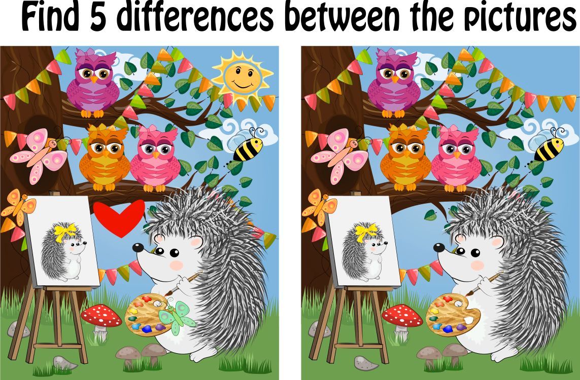 İki Resim Arasındaki 5 Farkı Bul