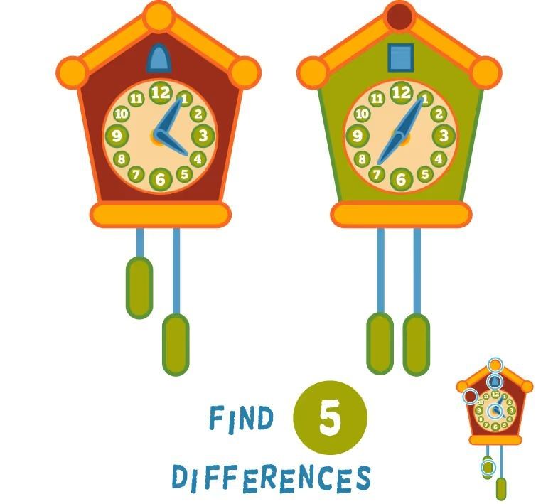 İki Resim Arasındaki 5 Farkı Bul