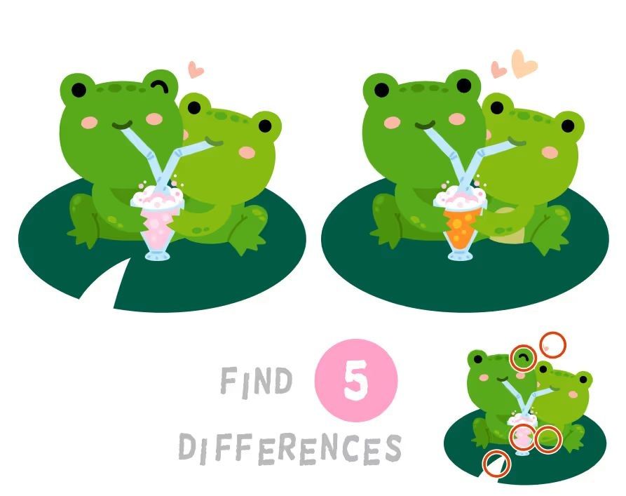 İki Resim Arasındaki 5 Farkı Bul