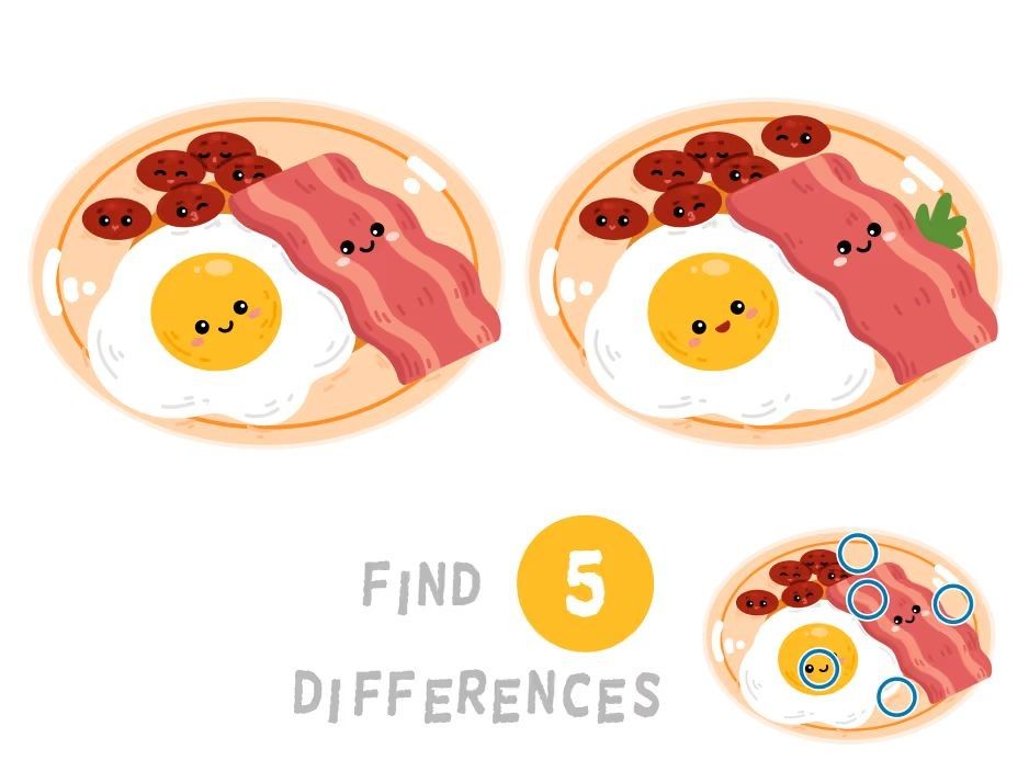 İki Resim Arasındaki 5 Farkı Bul