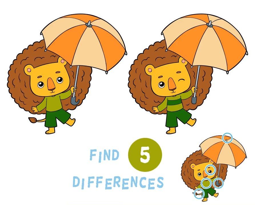 İki Resim Arasındaki 5 Farkı Bul