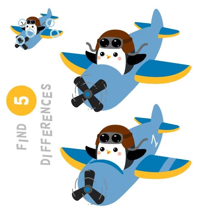 İki Resim Arasındaki 5 Farkı Bul