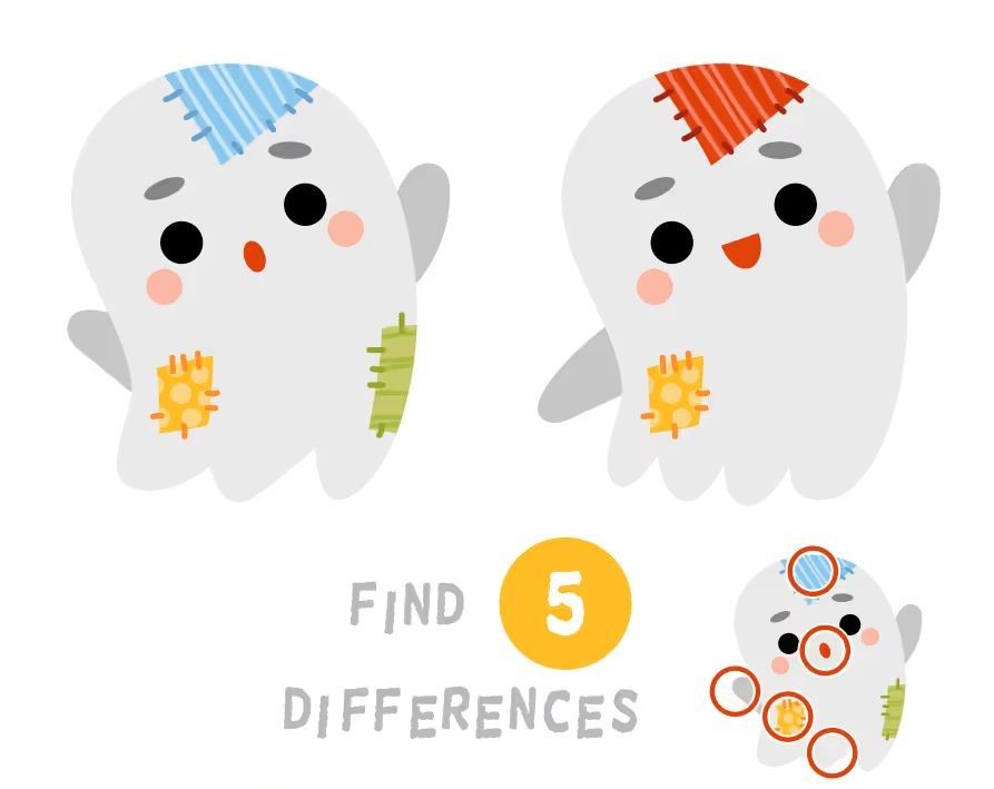 İki Resim Arasındaki 5 Farkı Bul