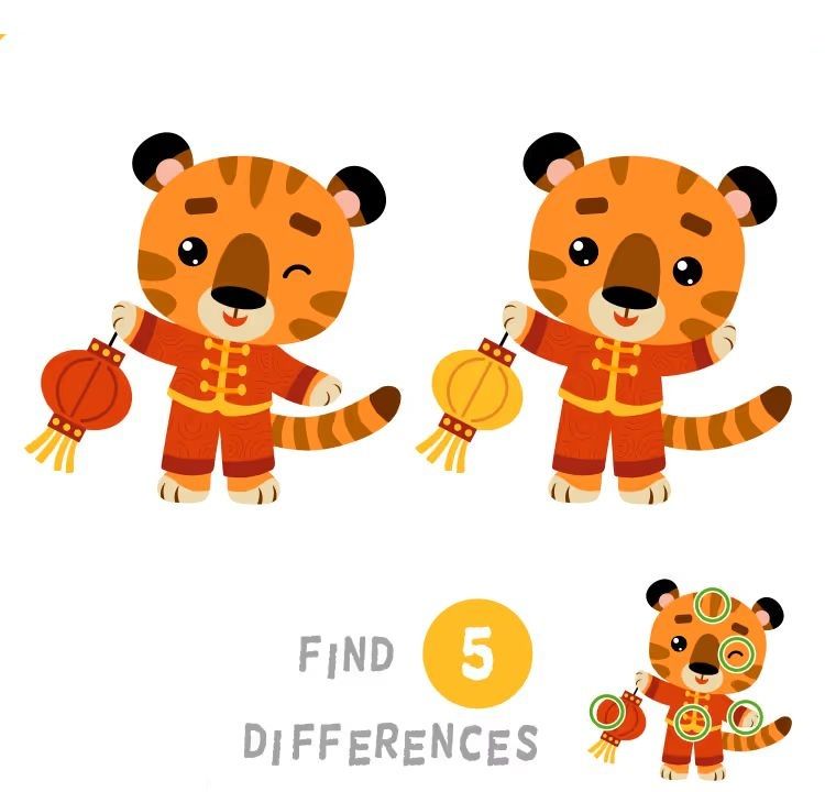 İki Resim Arasındaki 5 Farkı Bul