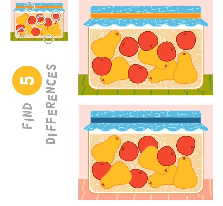 İki Resim Arasındaki 5 Farkı Bul