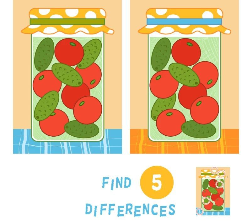 İki Resim Arasındaki 5 Farkı Bul