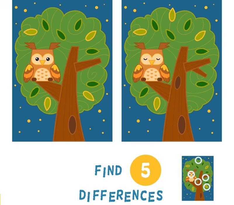 İki Resim Arasındaki 5 Farkı Bul