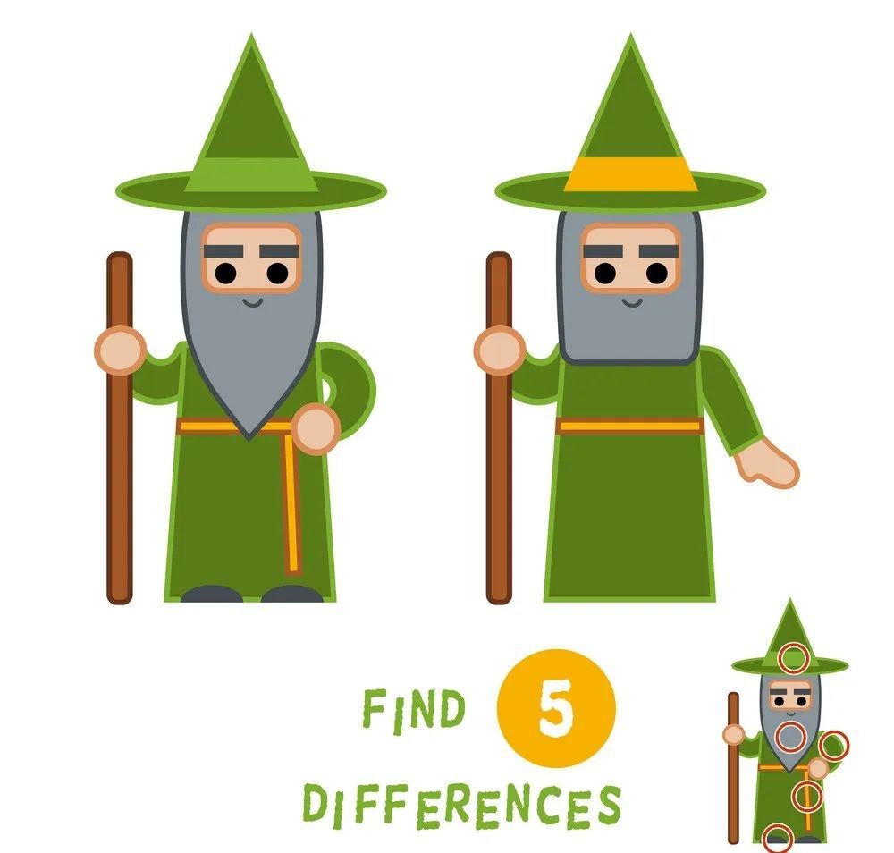 İki Resim Arasındaki 5 Farkı Bul