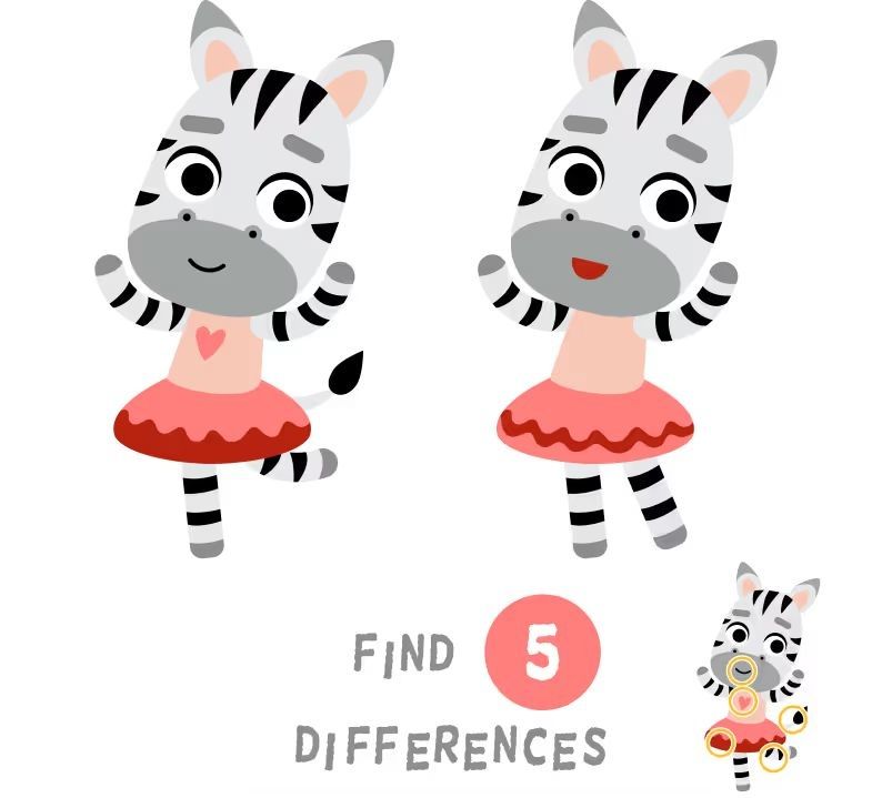 İki Resim Arasındaki 5 Farkı Bul