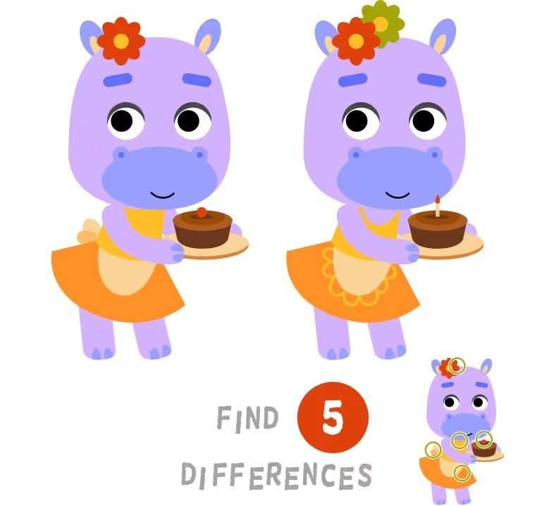 İki Resim Arasındaki 5 Farkı Bul