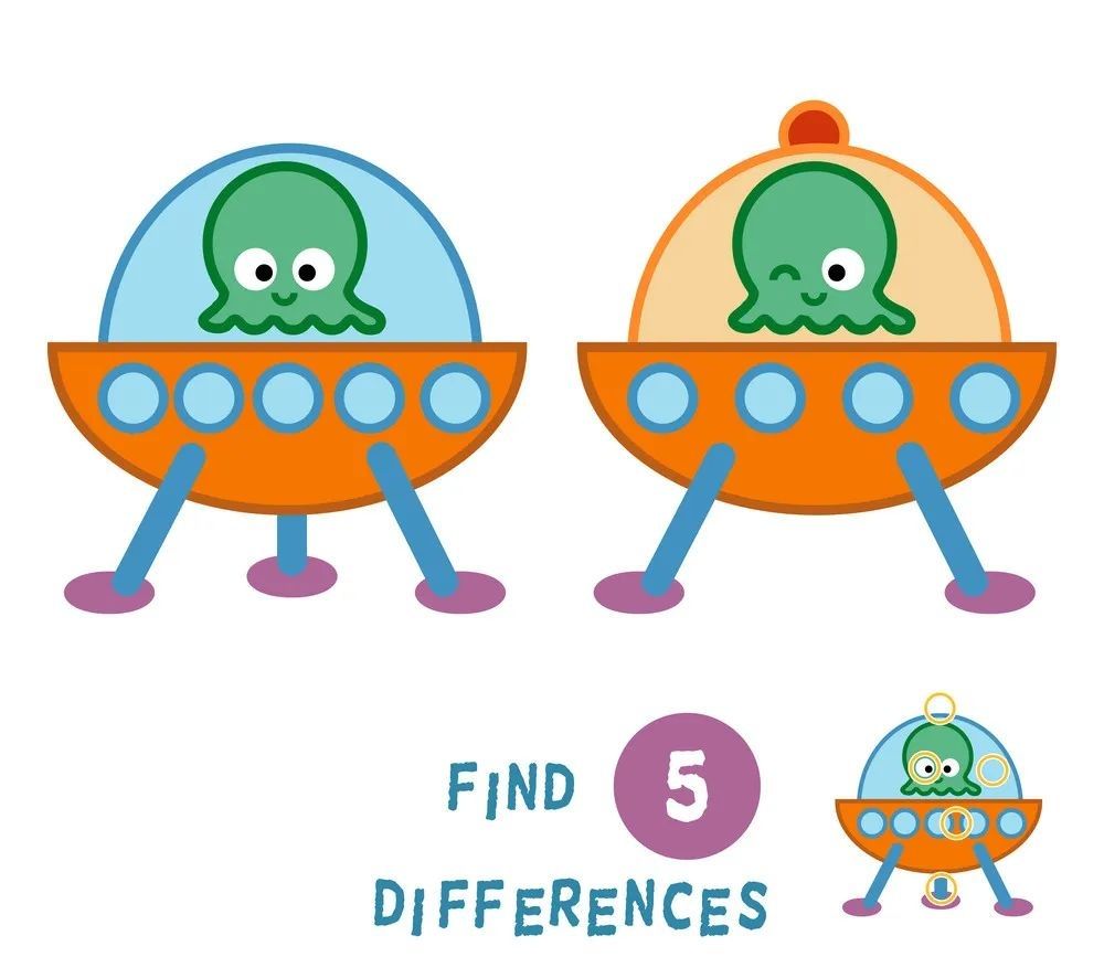 İki Resim Arasındaki 5 Farkı Bul