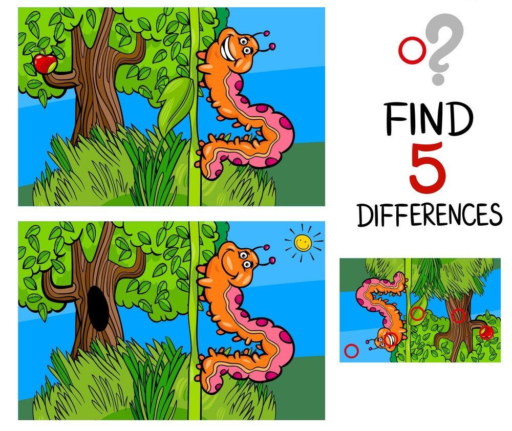 İki Resim Arasındaki 5 Farkı Bul