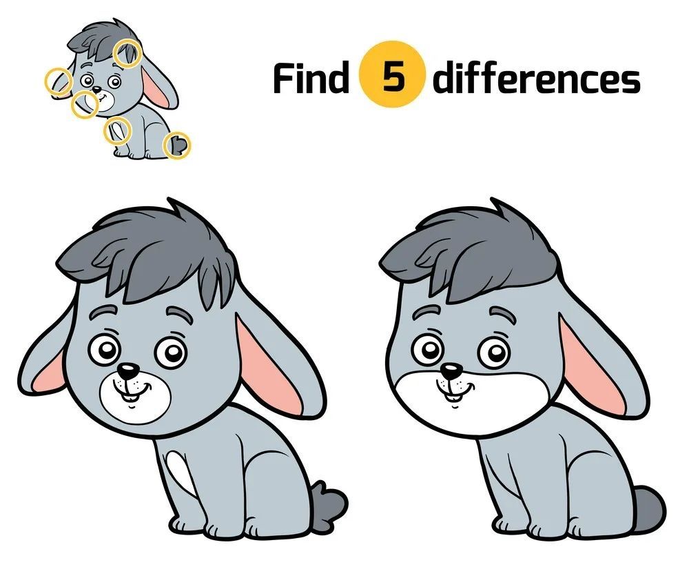 İki Resim Arasındaki 5 Farkı Bul