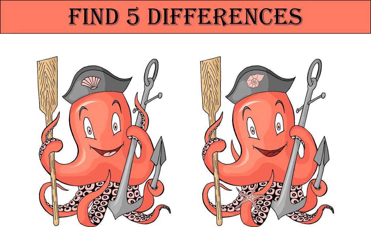 İki Resim Arasındaki 5 Farkı Bul