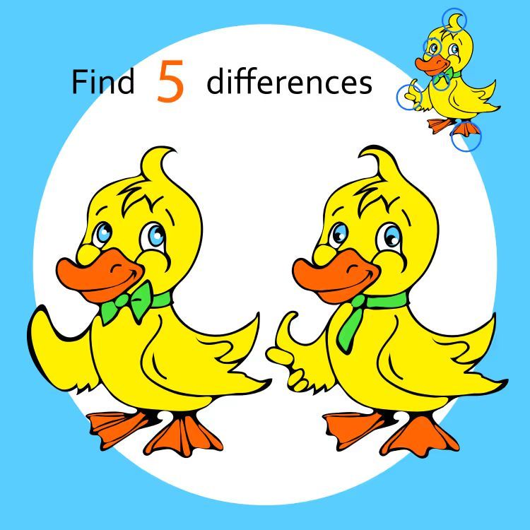 İki Resim Arasındaki 5 Farkı Bul