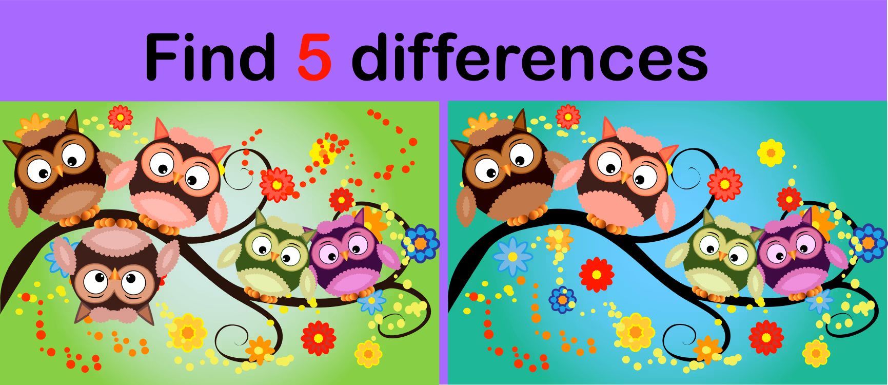 İki Resim Arasındaki 5 Farkı Bul
