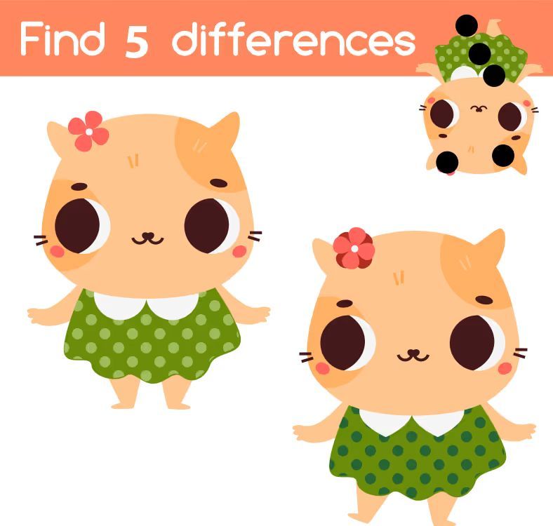 İki Resim Arasındaki 5 Farkı Bul