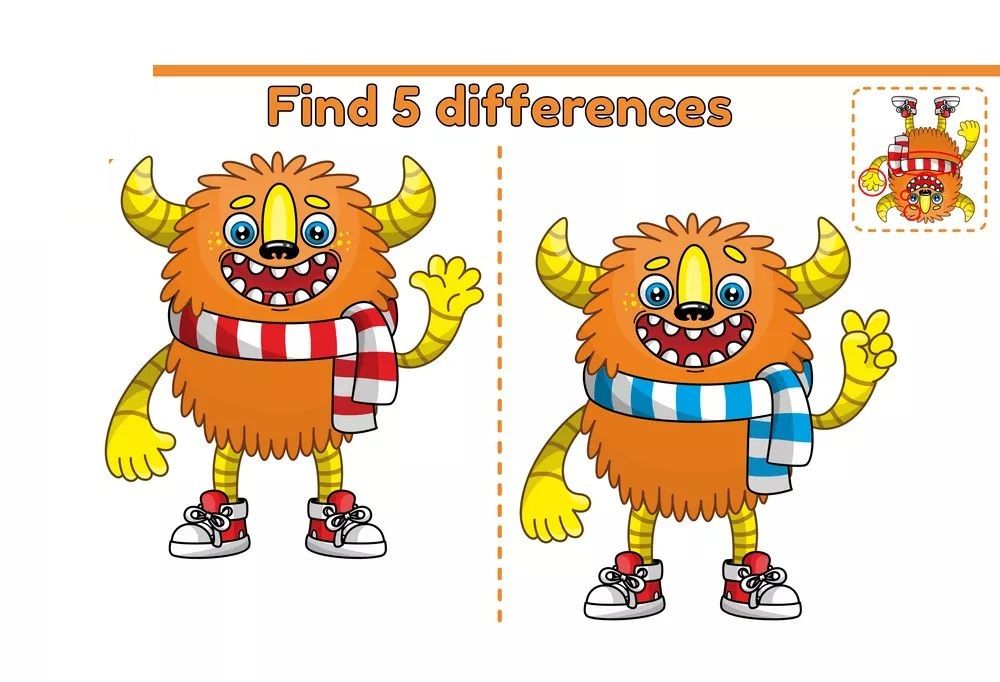 İki Resim Arasındaki 5 Farkı Bul