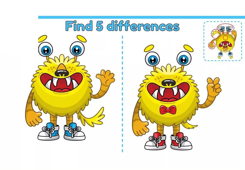 İki Resim Arasındaki 5 Farkı Bul