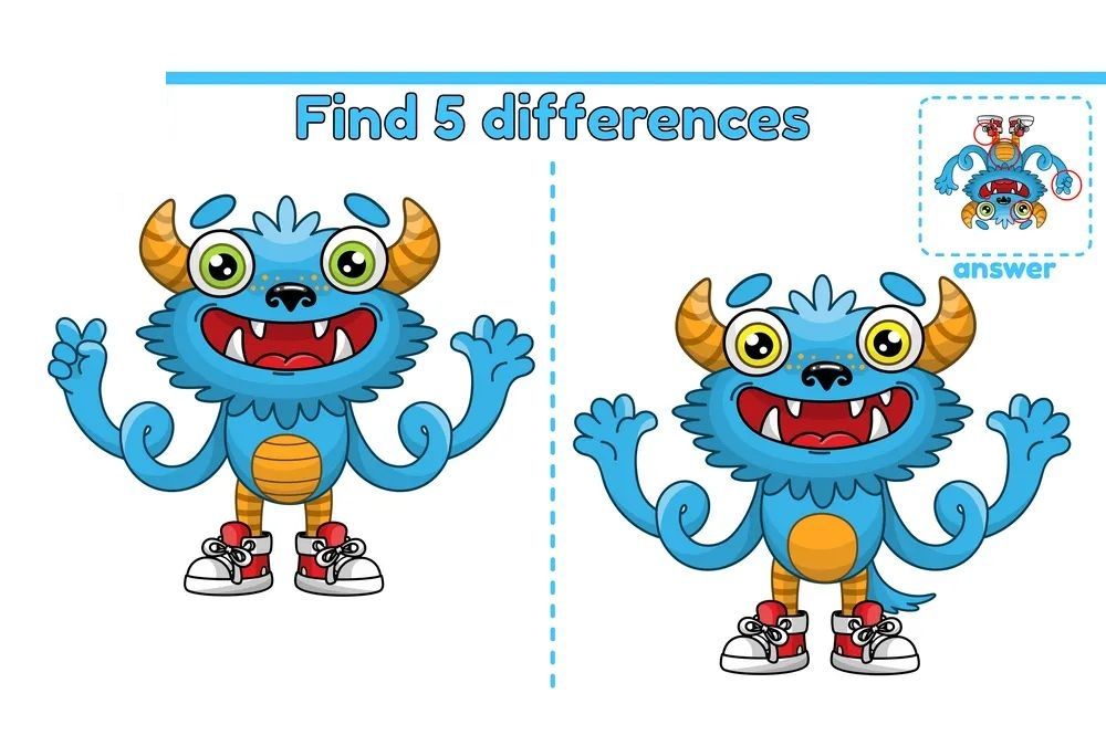 İki Resim Arasındaki 5 Farkı Bul