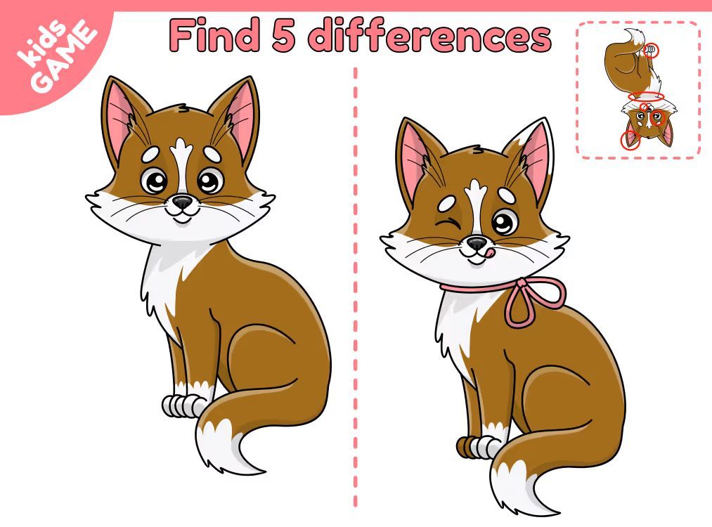 İki Resim Arasındaki 5 Farkı Bul