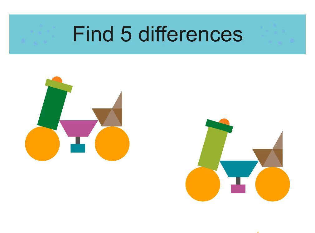 İki Resim Arasındaki 5 Farkı Bul