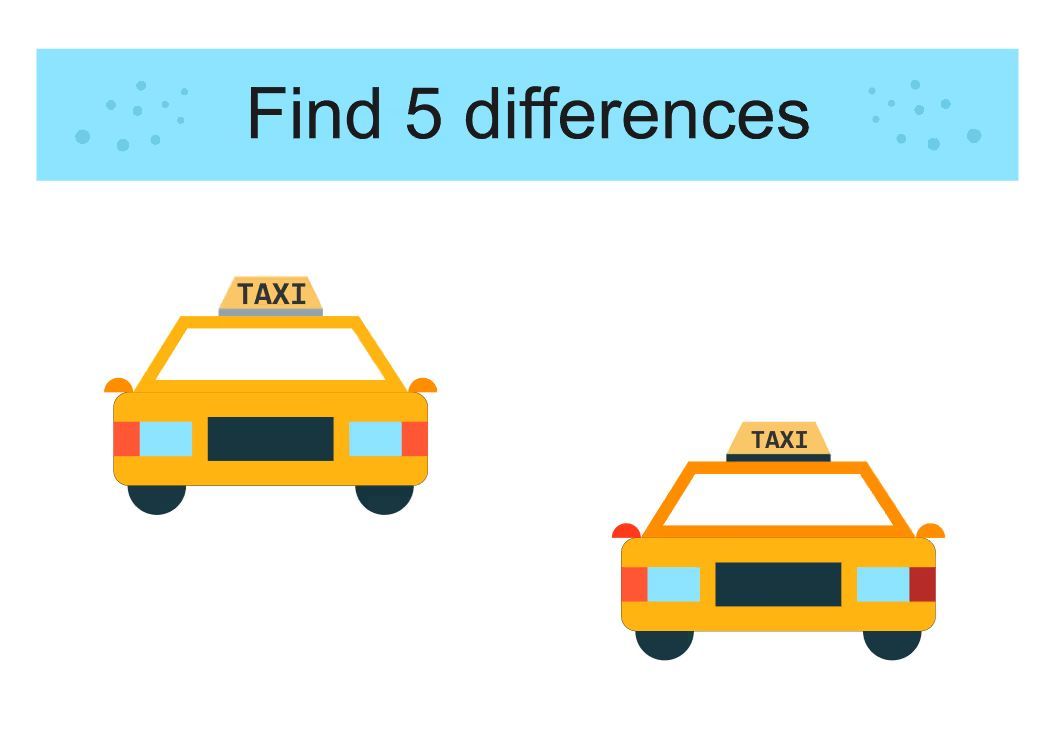 İki Resim Arasındaki 5 Farkı Bul