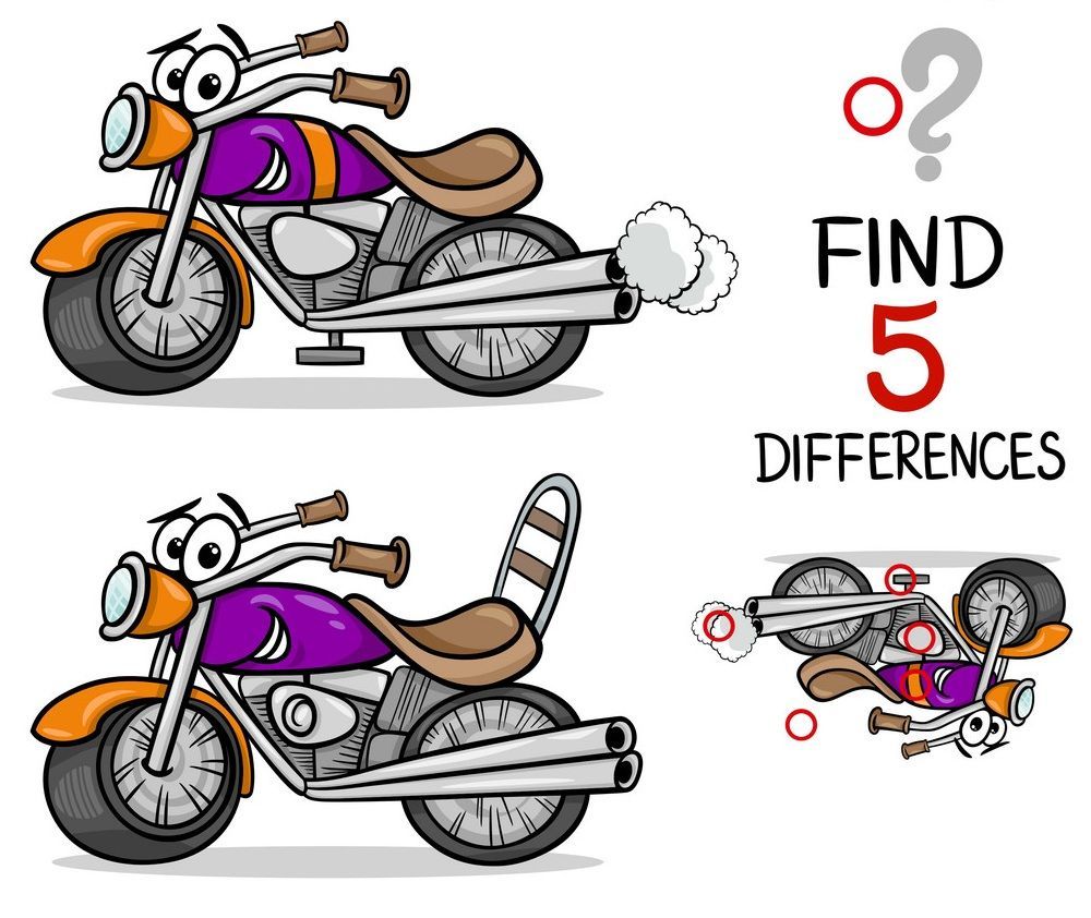 İki Resim Arasındaki 5 Farkı Bul