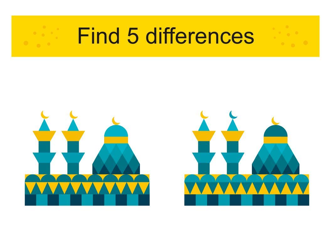 İki Resim Arasındaki 5 Farkı Bul