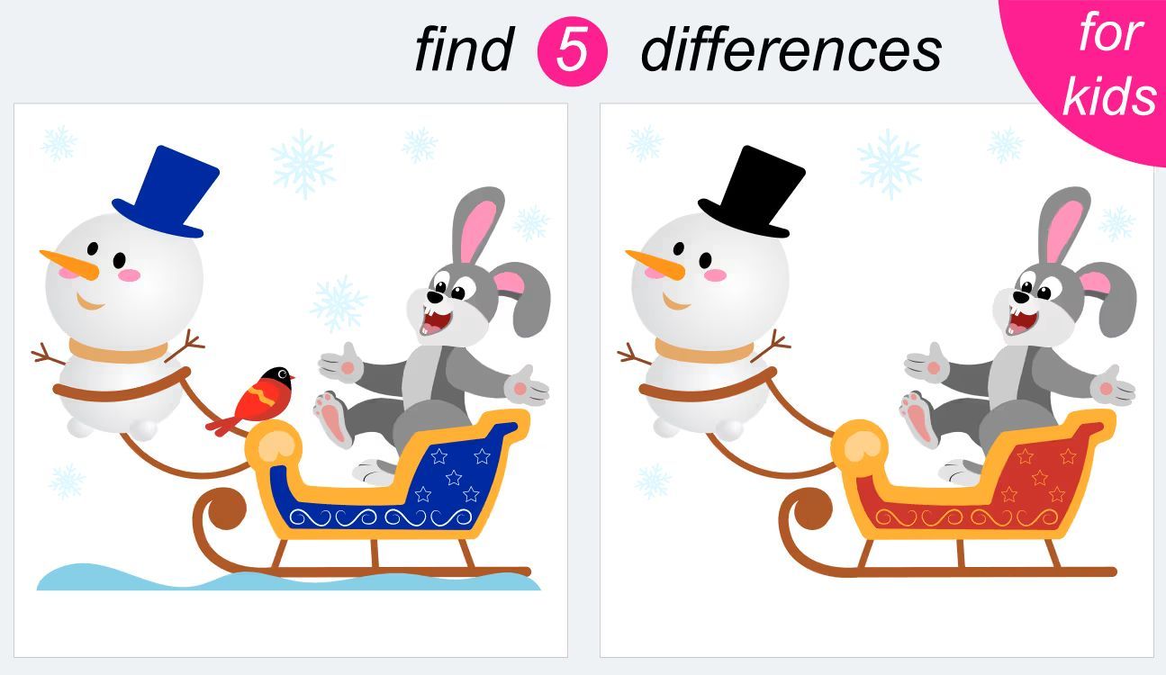 İki Resim Arasındaki 5 Farkı Bul