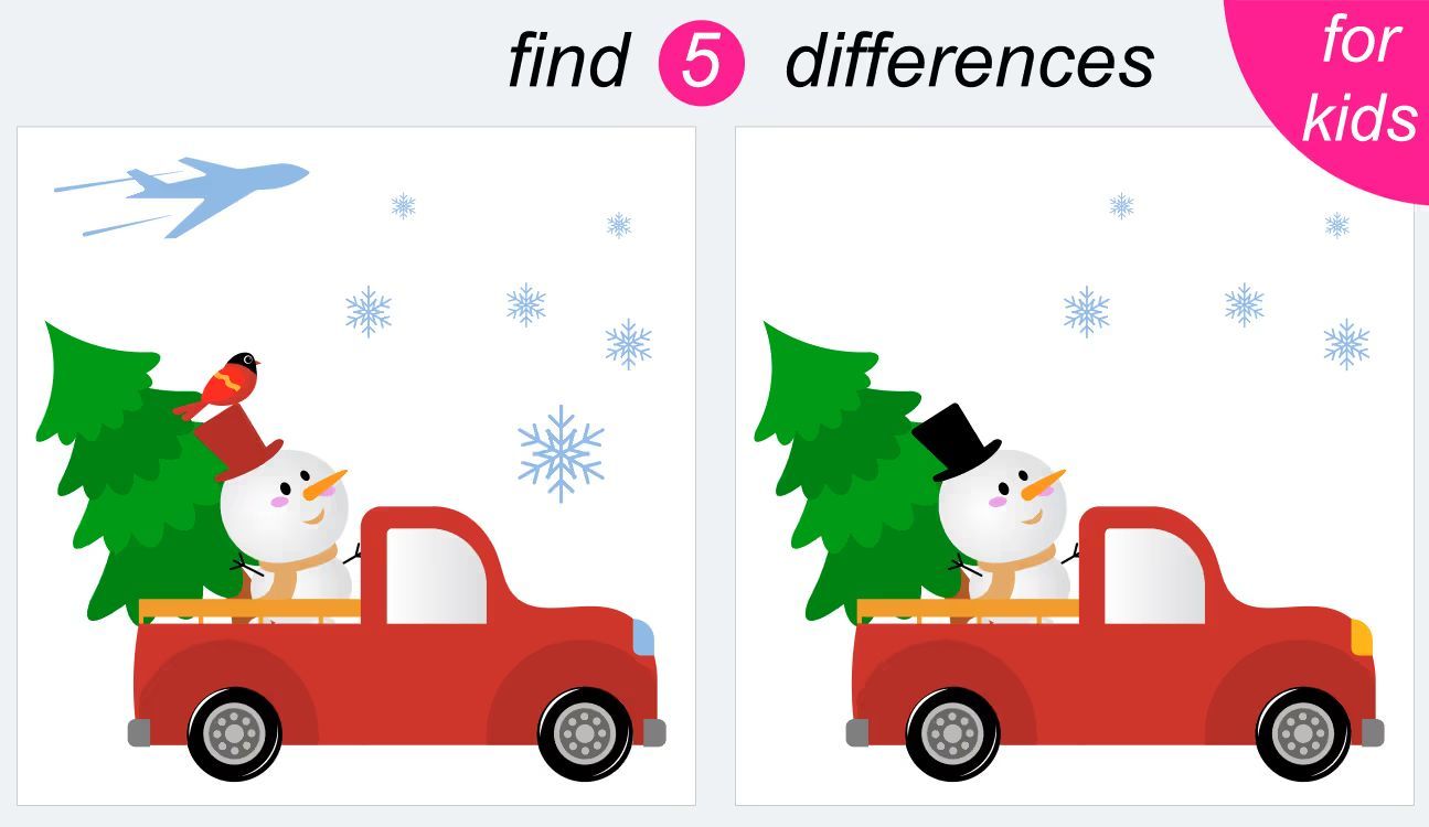 İki Resim Arasındaki 5 Farkı Bul