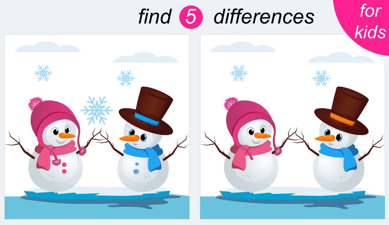 İki Resim Arasındaki 5 Farkı Bul