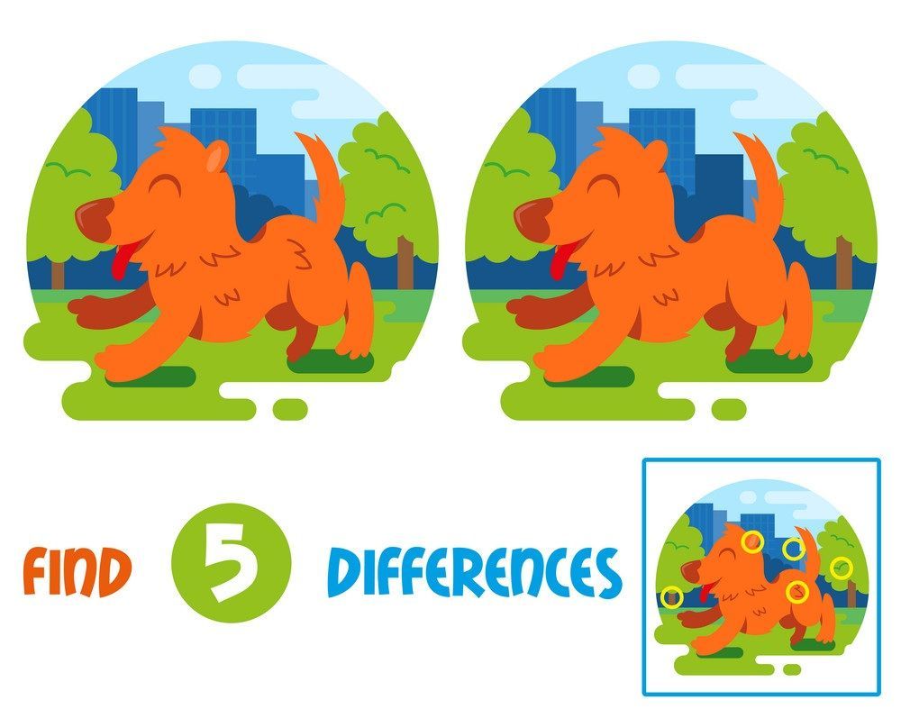 İki Resim Arasındaki 5 Farkı Bul