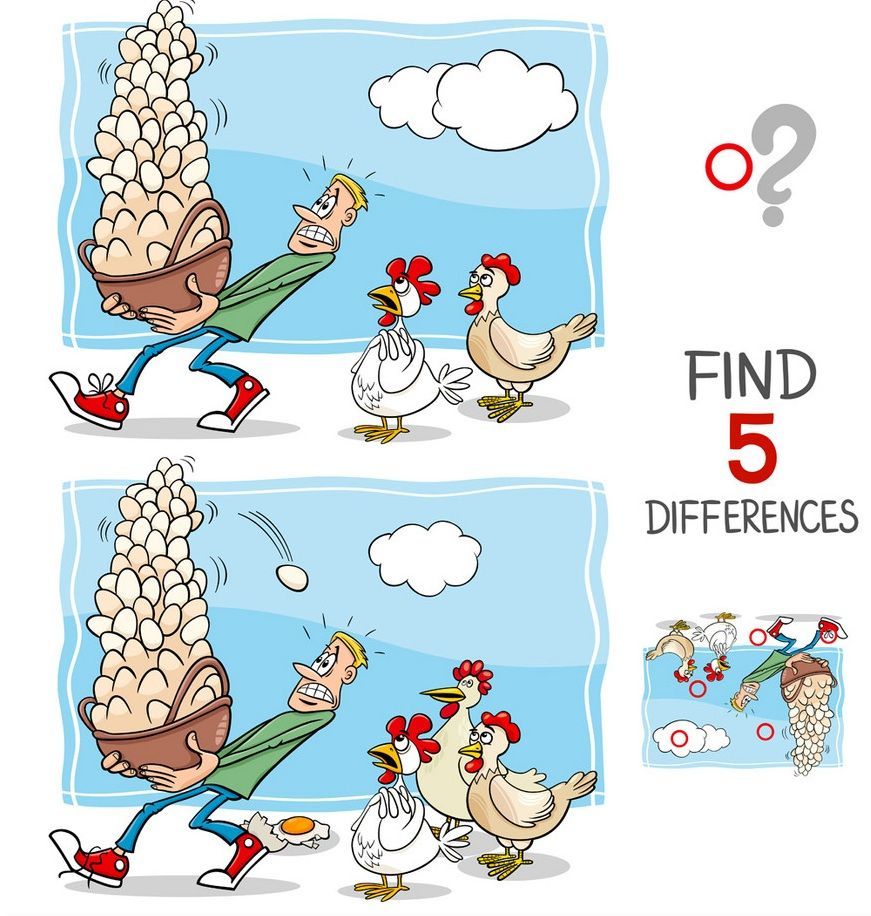 İki Resim Arasındaki 5 Farkı Bul