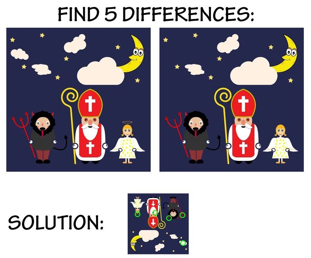 İki Resim Arasındaki 5 Farkı Bul