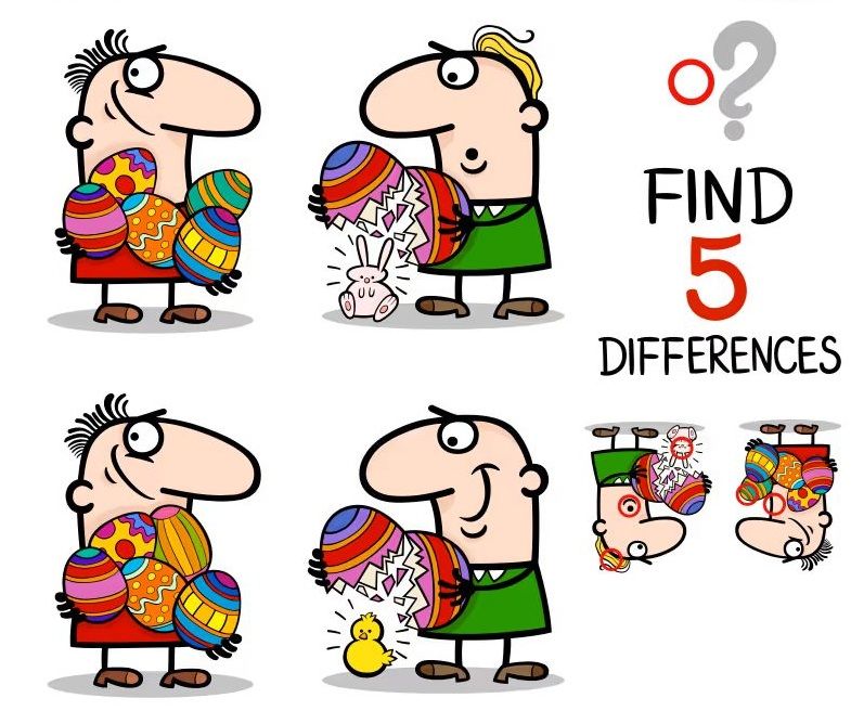 İki Resim Arasındaki 5 Farkı Bul