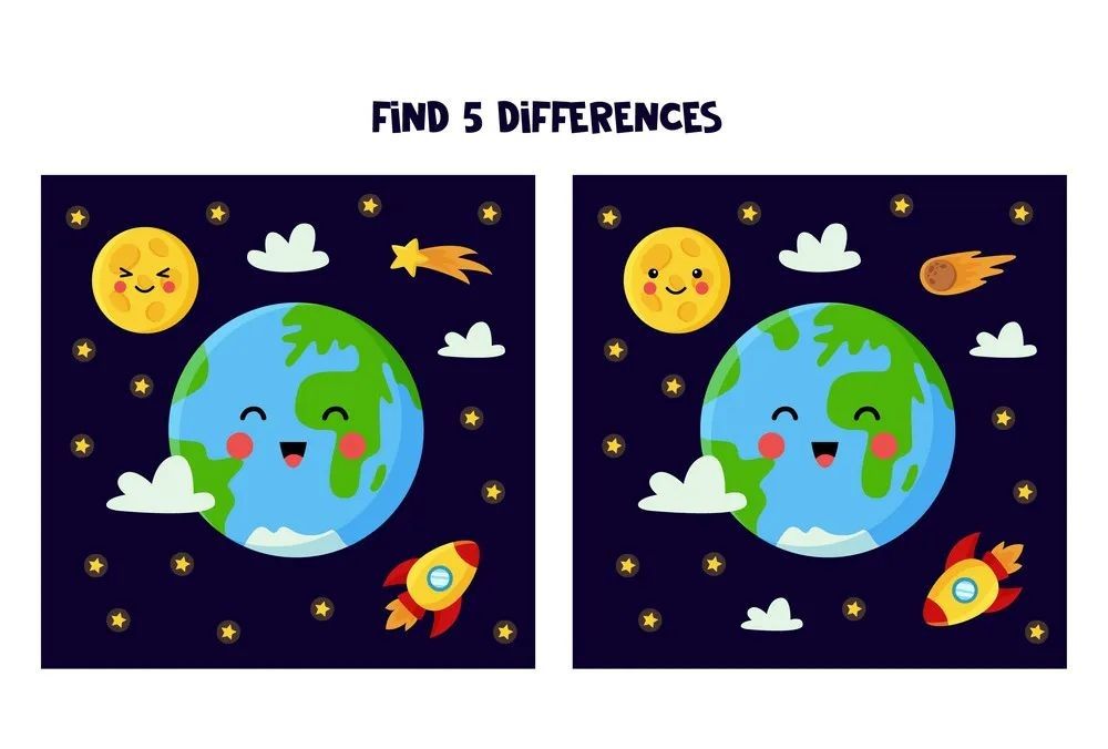 İki Resim Arasındaki 5 Farkı Bul