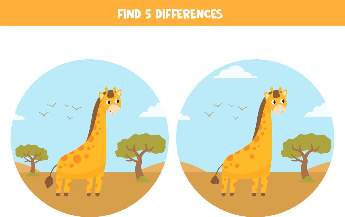 İki Resim Arasındaki 5 Farkı Bul