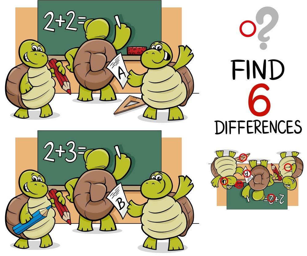 İki Resim Arasındaki 6 Farkı Bul