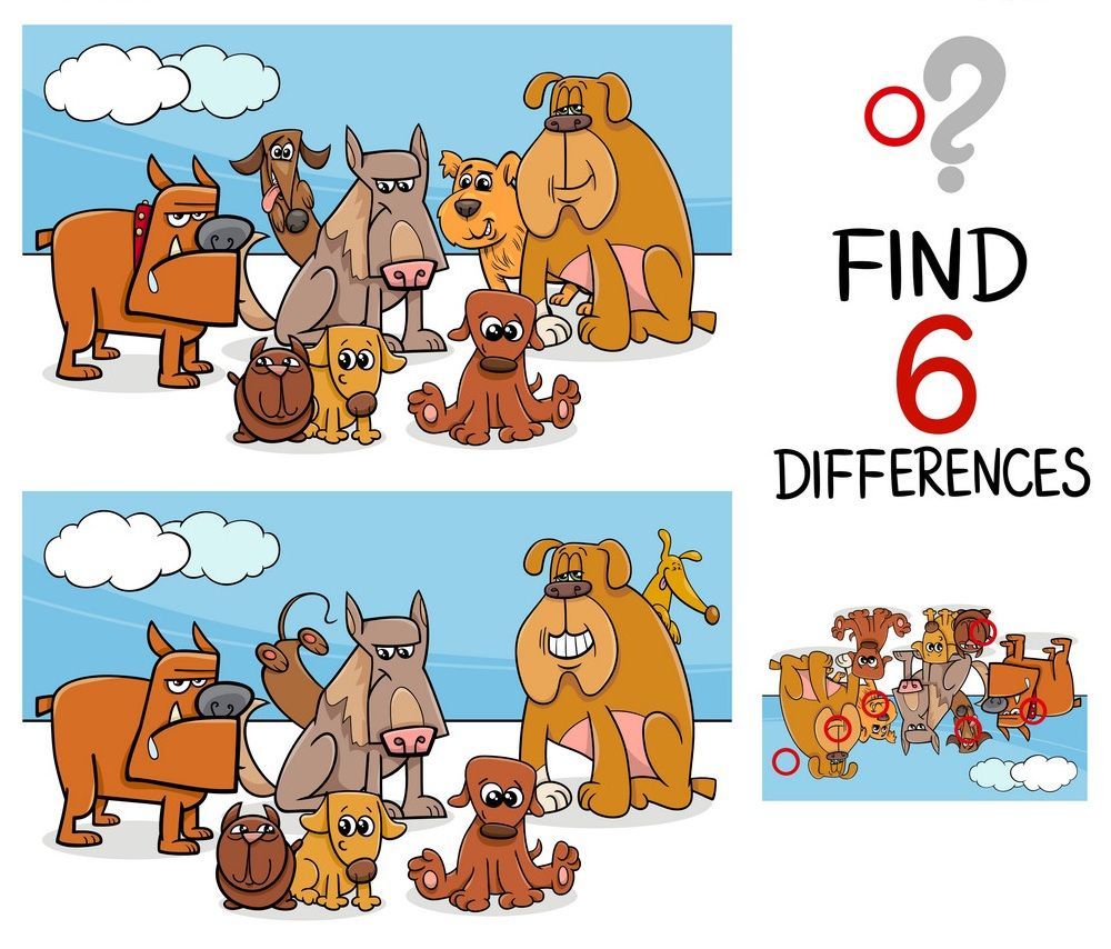 İki Resim Arasındaki 6 Farkı Bul