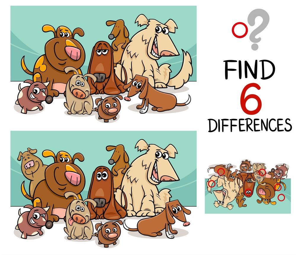 İki Resim Arasındaki 6 Farkı Bul