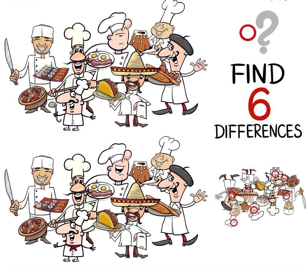 İki Resim Arasındaki 6 Farkı Bul